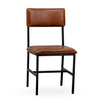 Fully Upholstered Metal Restaurant Chair